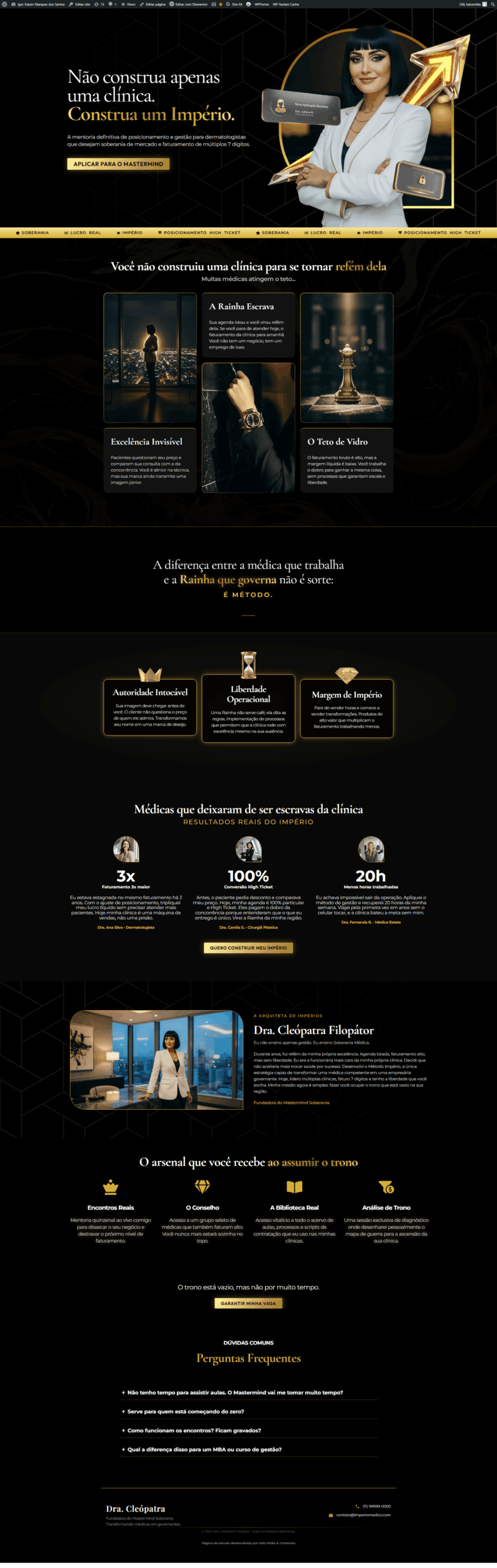 Dra. Cleópatra • Mastermind Soberania